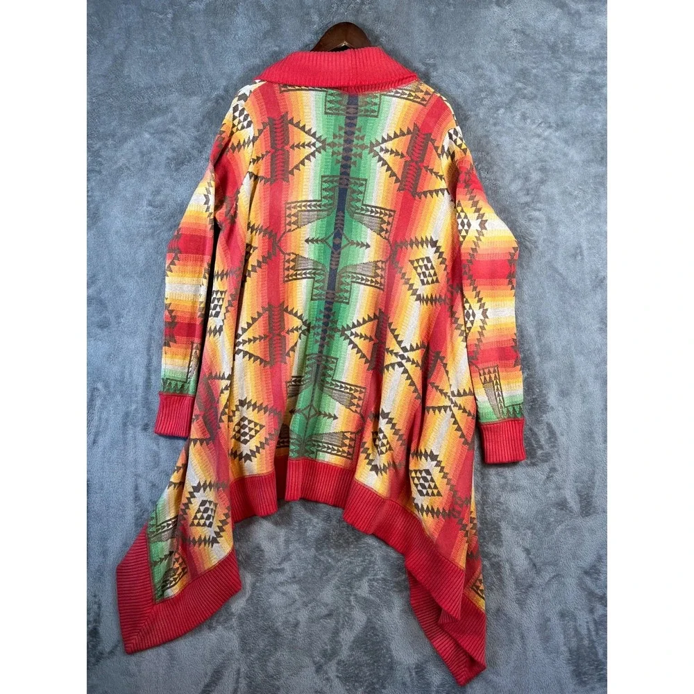 Vintage Polo Ralph Lauren Cardigan Sweater Womens XL Aztec Southwestern NWT* - Picture 3 of 10